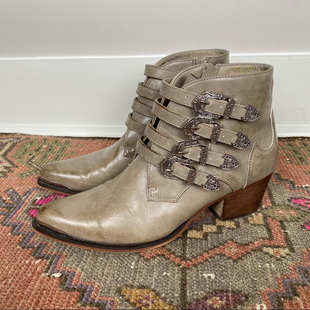 ARIDER Becky Western Ankle Boot 8 Boho Festival